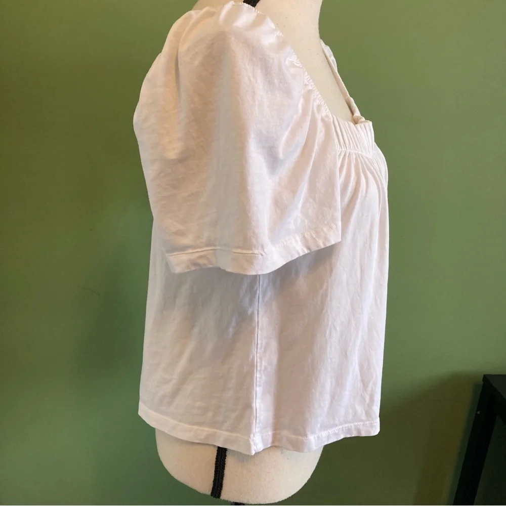 H&M White Puff Sleeve Blouse - Picture 5 of 7